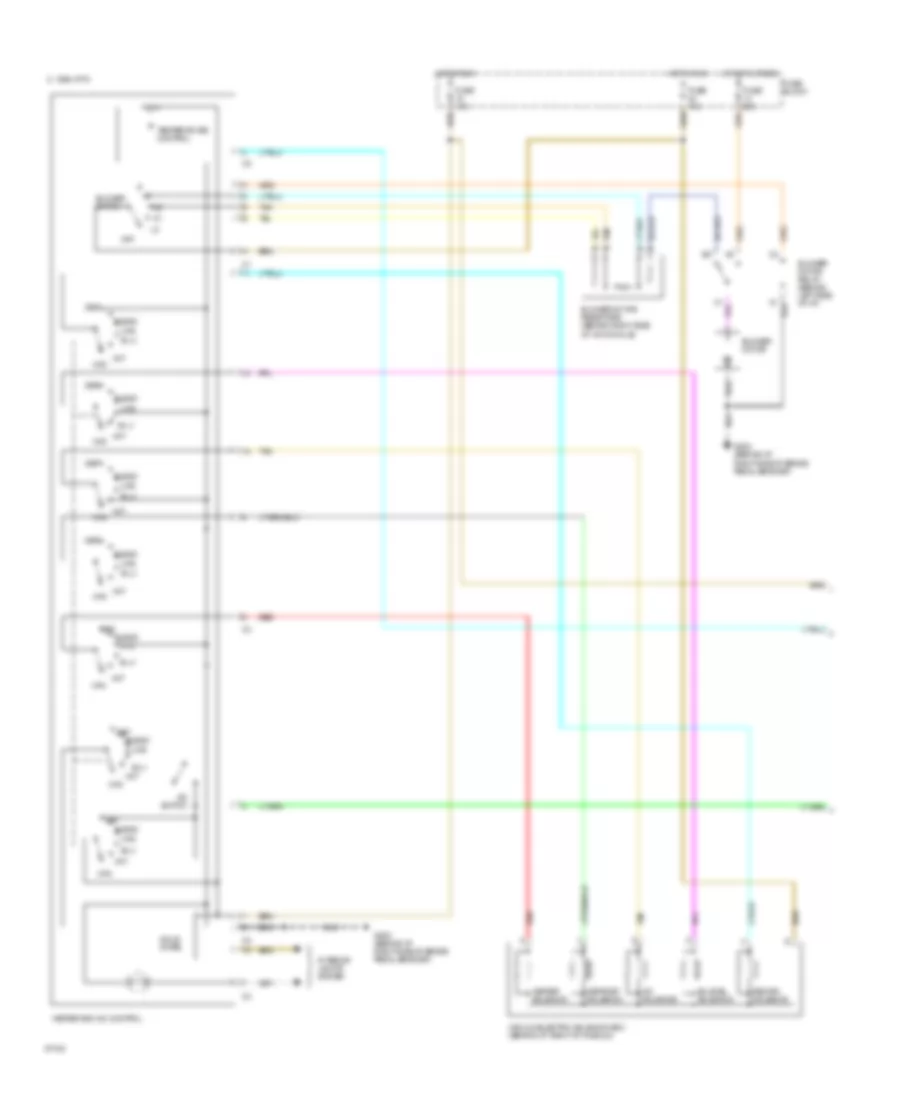 AC Wiring Diagram, Manual AC (1 of 2) for Oldsmobile Cutlass Supreme S 1995