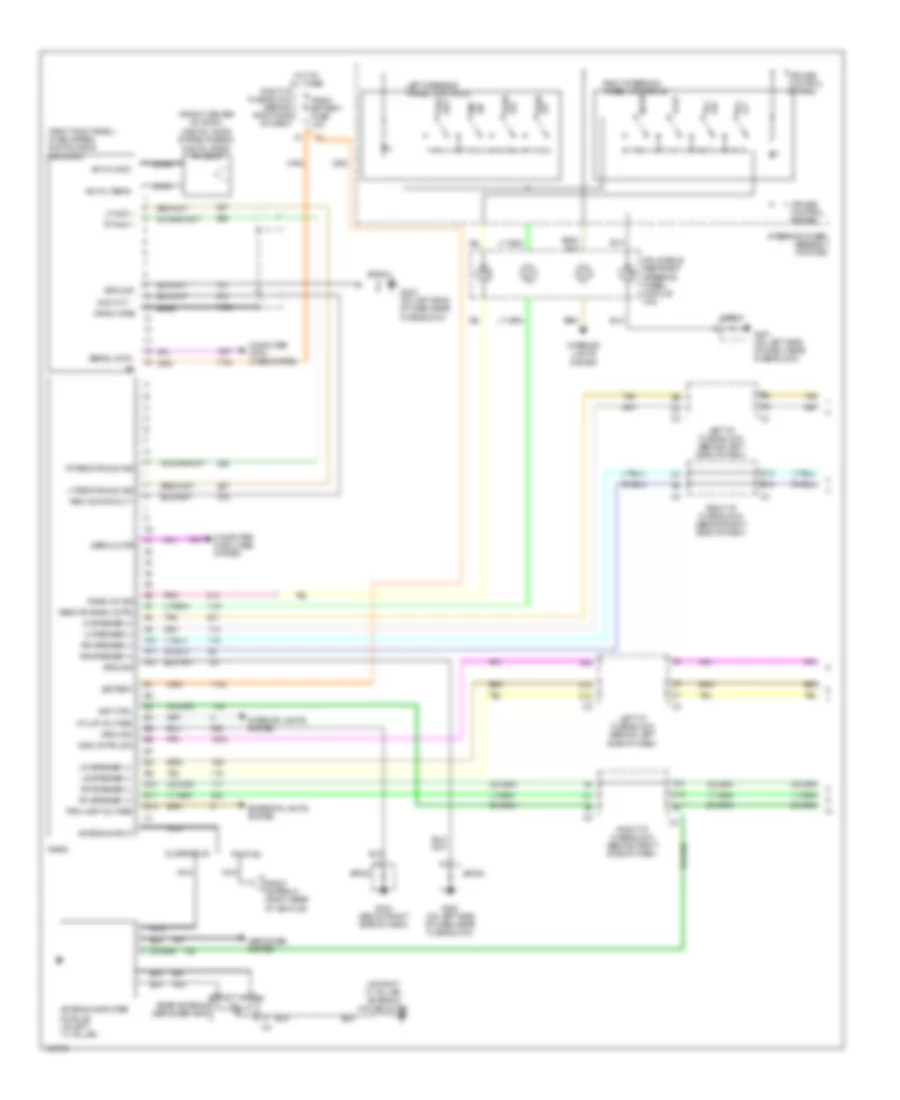 Radio Wiring Diagram with Amplifier 1 of 2 for Oldsmobile Alero GL 2004