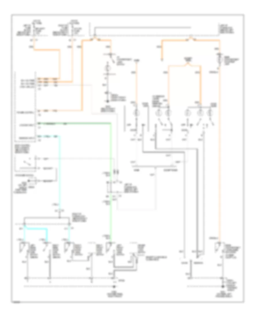 Courtesy Lamps Wiring Diagram for Oldsmobile Alero GLS 2004