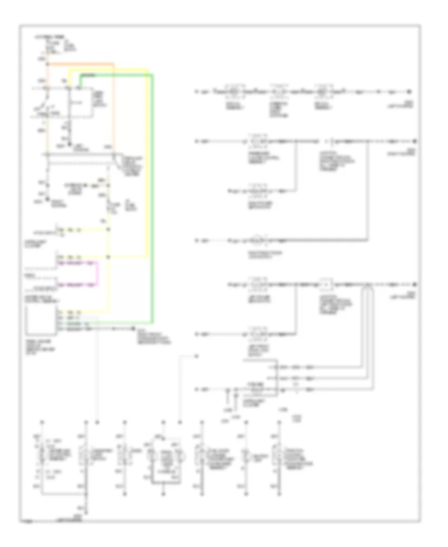 Instrument Illumination Wiring Diagram for Oldsmobile Eighty-Eight Royale 1995