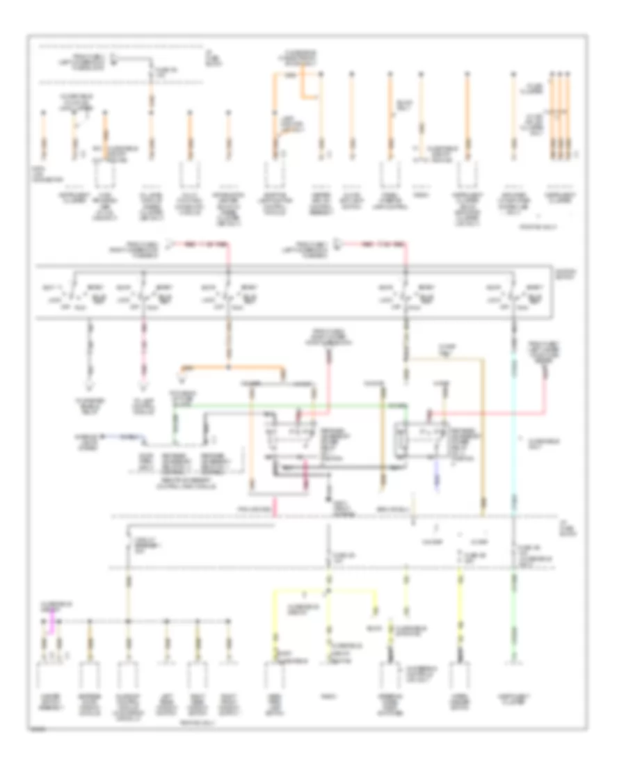 Power Distribution Wiring Diagram (4 of 6) for Oldsmobile Eighty-Eight Royale 1995