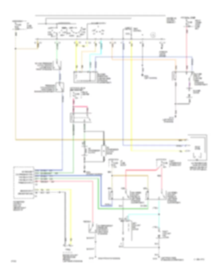 AC Wiring Diagram, Manual AC for Oldsmobile Eighty-Eight Royale LS 1995