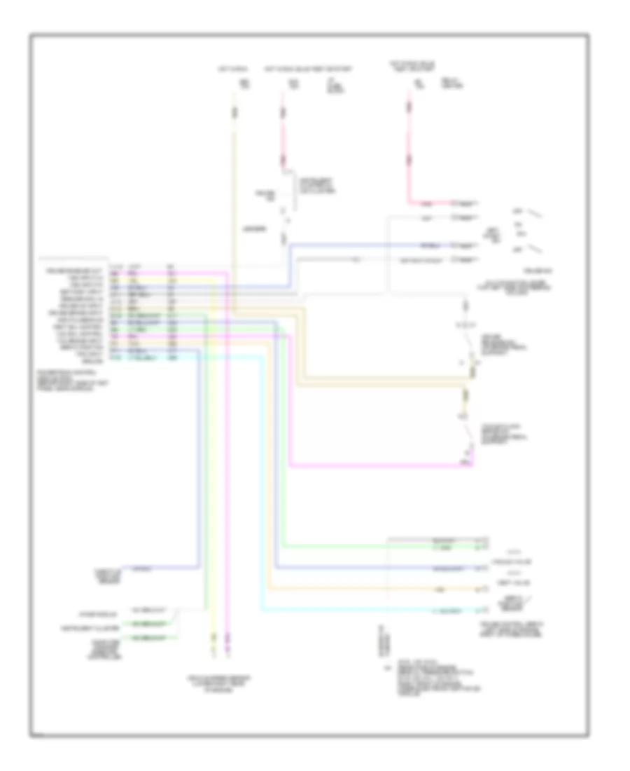 Cruise Control Wiring Diagram for Oldsmobile Eighty-Eight Royale LS 1995