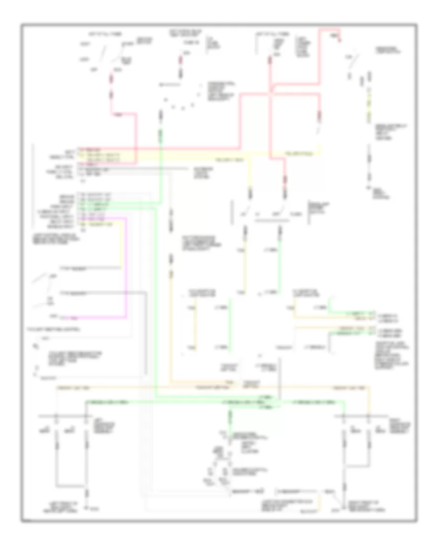 Headlight Wiring Diagram with DRL Or Twilight Sentinel for Oldsmobile Eighty Eight Royale LS 1995