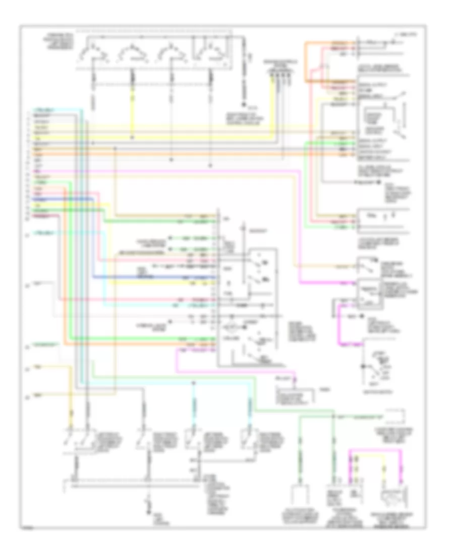 Instrument Cluster Wiring Diagram Digital Cluster U2A 2 of 2 for Oldsmobile Eighty Eight Royale LS 1995