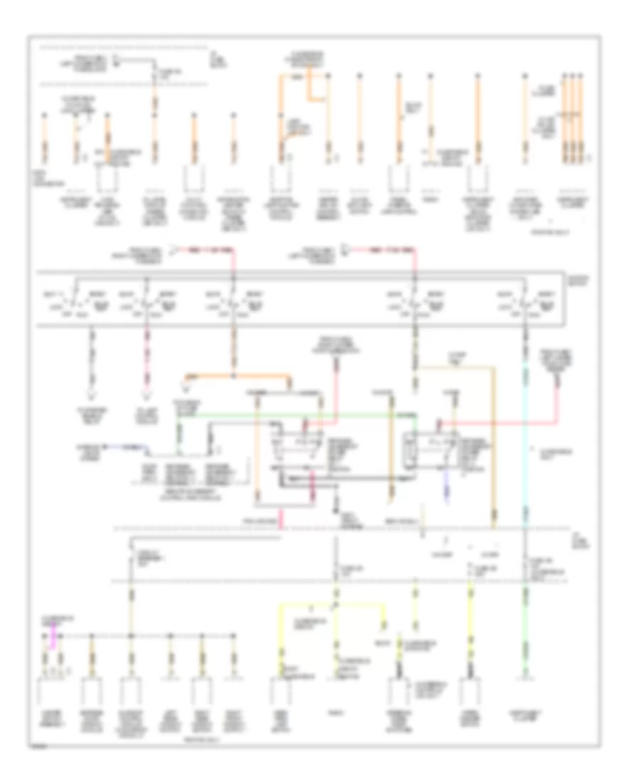 Power Distribution Wiring Diagram 4 of 6 for Oldsmobile Eighty Eight Royale LS 1995