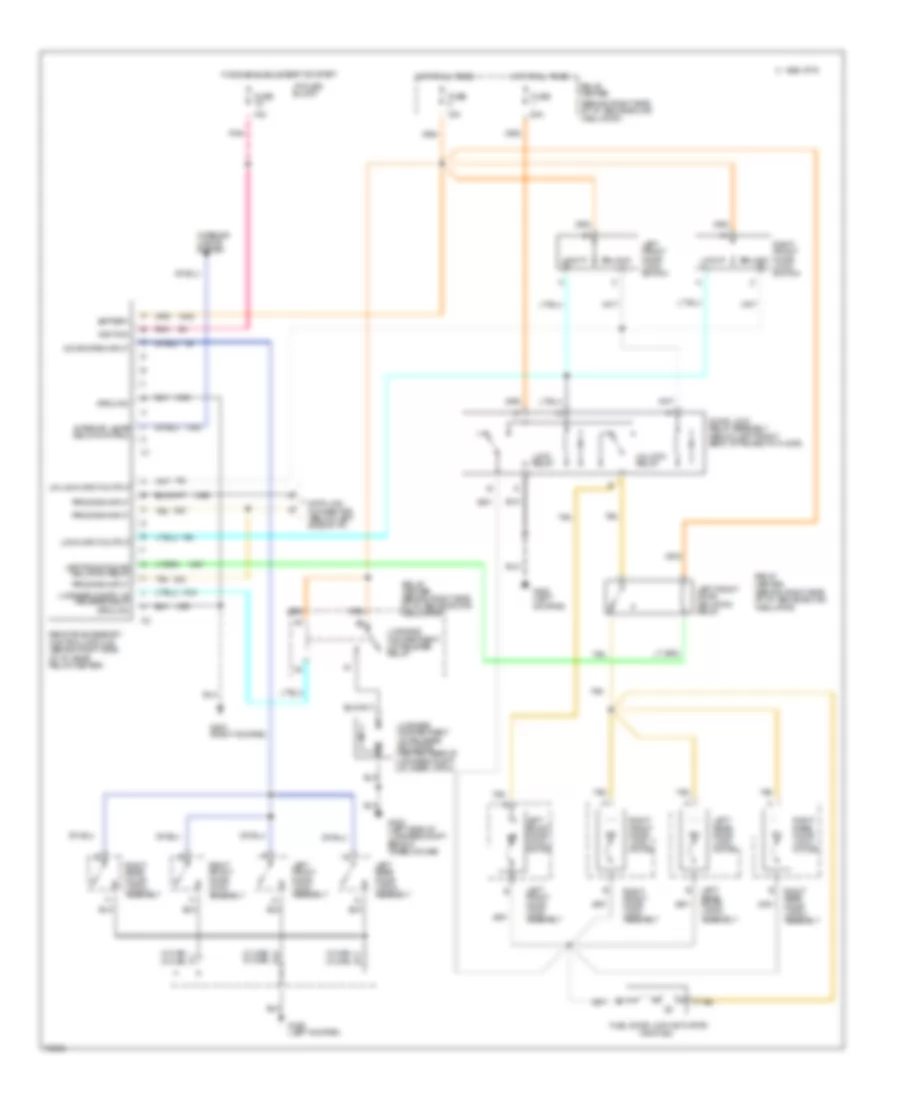 Keyless Entry Wiring Diagram for Oldsmobile Eighty Eight Royale LS 1995