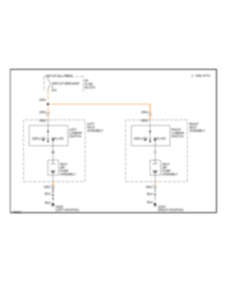 Lumbar Wiring Diagram for Oldsmobile Eighty-Eight Royale LS 1995