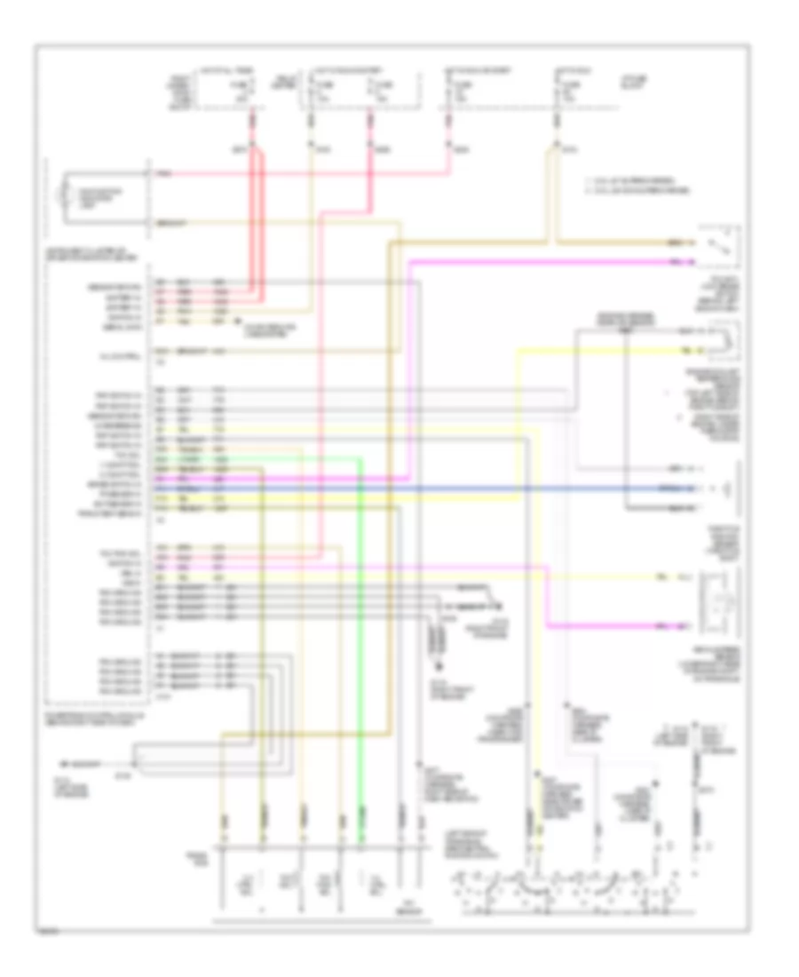 3 8L VIN 1 Transmission Wiring Diagram for Oldsmobile Eighty Eight Royale LS 1995