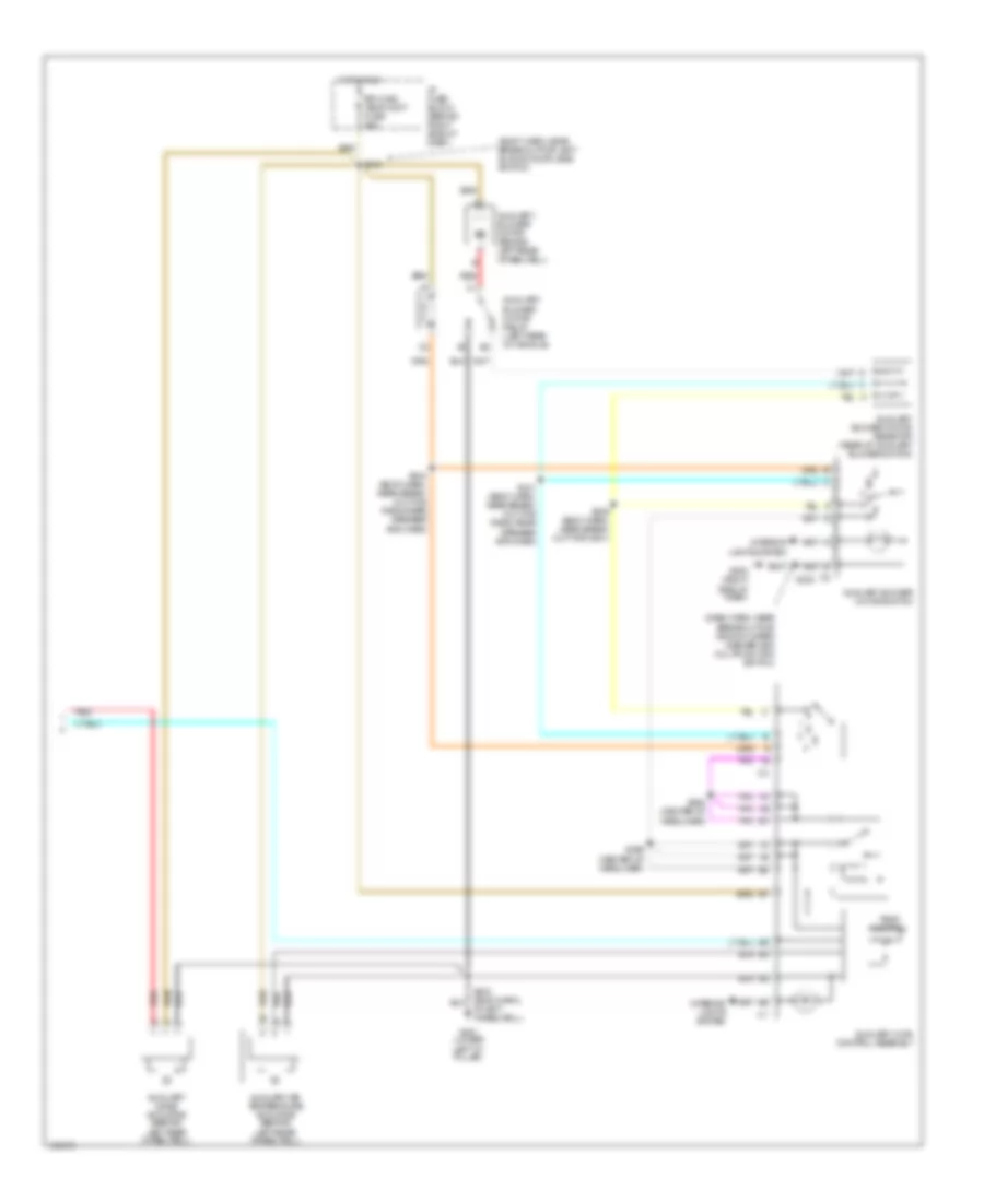 Manual AC Wiring Diagram, without Video Entertainment (2 of 2) for Oldsmobile Silhouette GL 2004