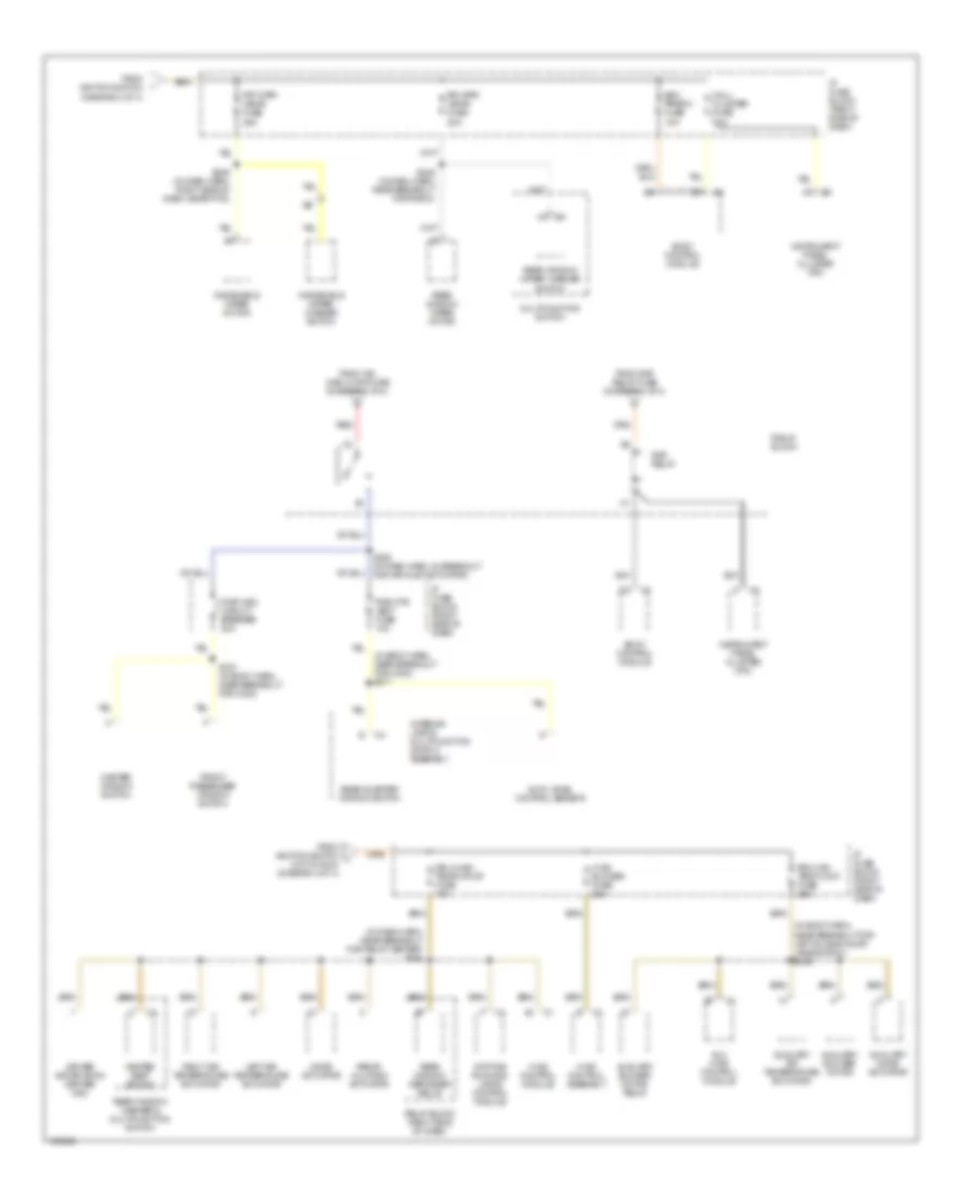 Power Distribution Wiring Diagram 4 of 4 for Oldsmobile Silhouette GL 2004