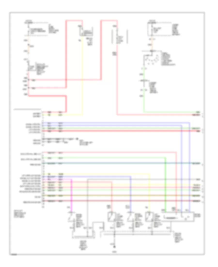 Sit-N-Lift Seat Wiring Diagram (1 of 2) for Oldsmobile Silhouette GL 2004