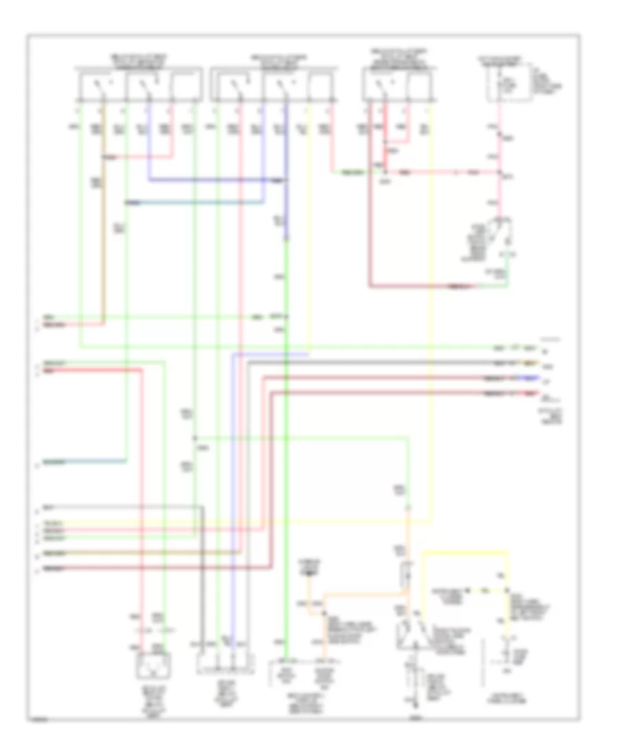 Sit-N-Lift Seat Wiring Diagram (2 of 2) for Oldsmobile Silhouette GL 2004