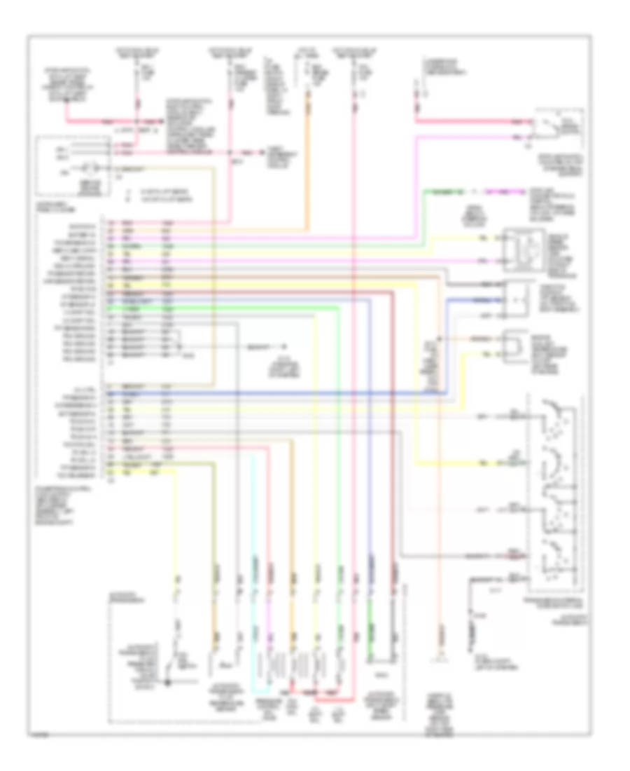 A T Wiring Diagram for Oldsmobile Silhouette GL 2004