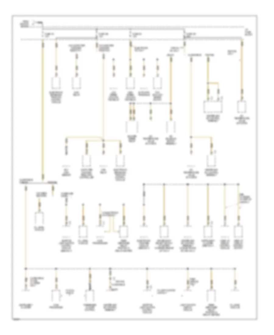 Power Distribution Wiring Diagram (5 of 6) for Oldsmobile Ninety-Eight Regency Elite 1995