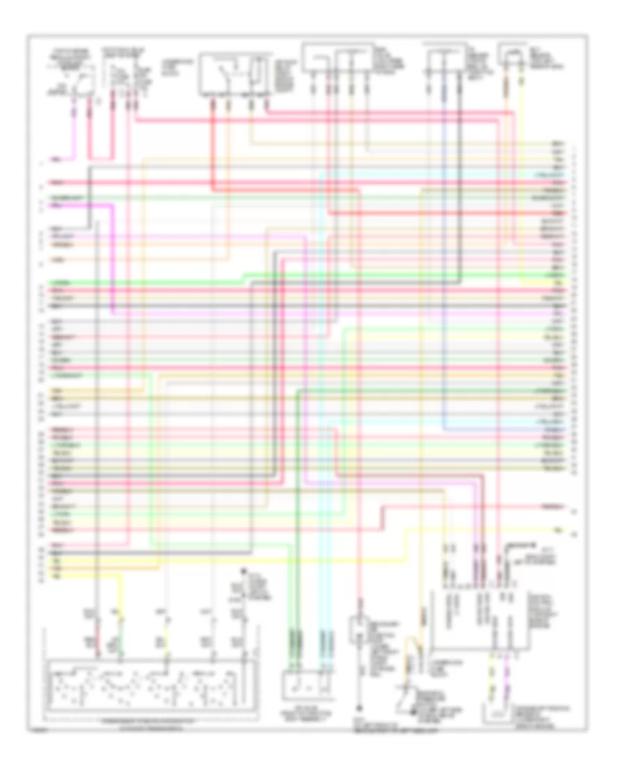 3.4L VIN E, Engine Performance Wiring Diagram (3 of 4) for Oldsmobile Silhouette GLS 2004