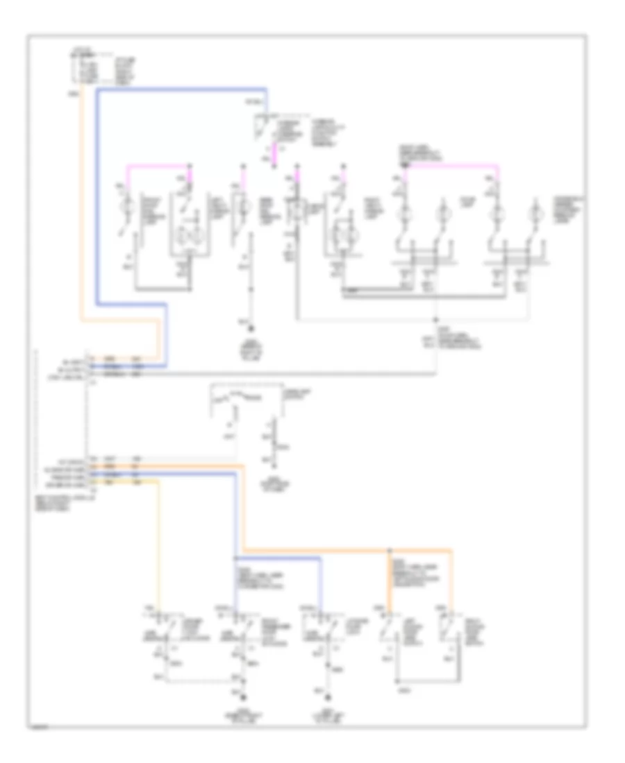 Courtesy Lamps Wiring Diagram for Oldsmobile Silhouette GLS 2004