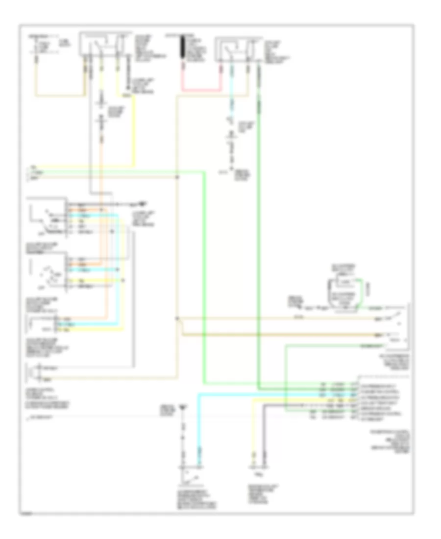 3 1L VIN D A C Wiring Diagram 2 of 2 for Oldsmobile Silhouette 1995