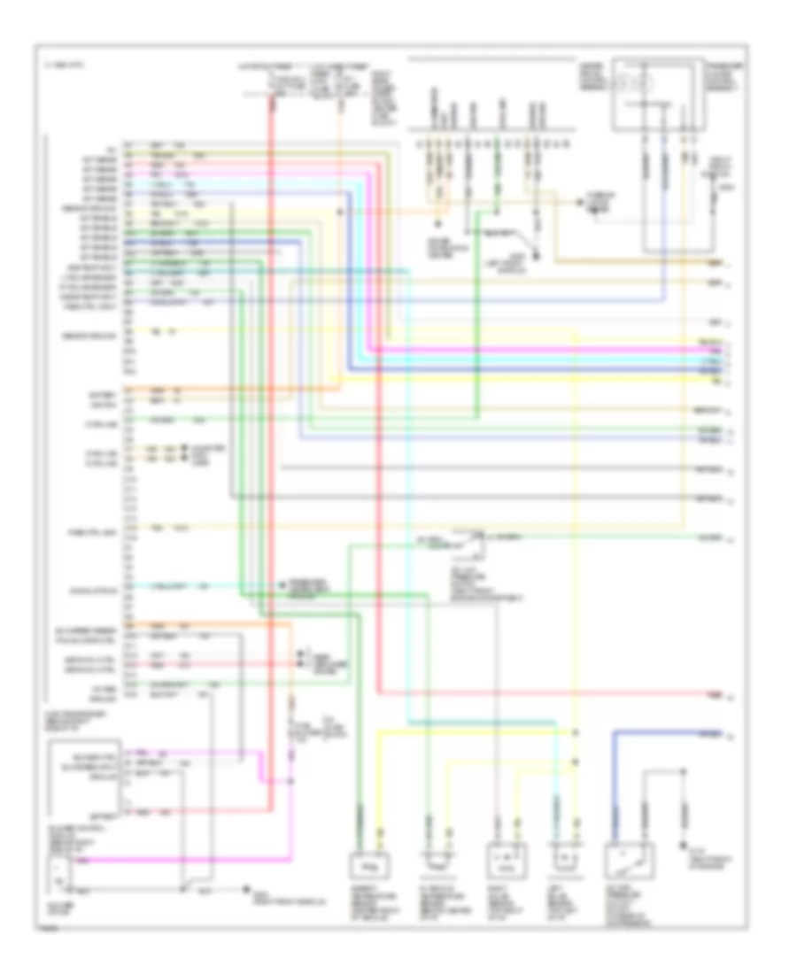 Air Conditioning Wiring Diagrams (1 of 2) for Oldsmobile Aurora 1996