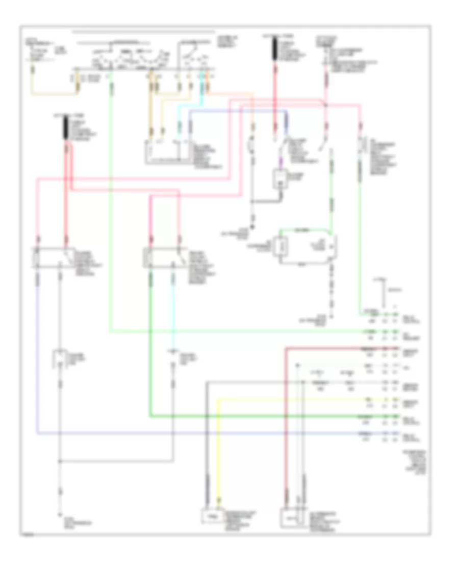 Air Conditioning Wiring Diagrams for Oldsmobile Ciera SL 1996