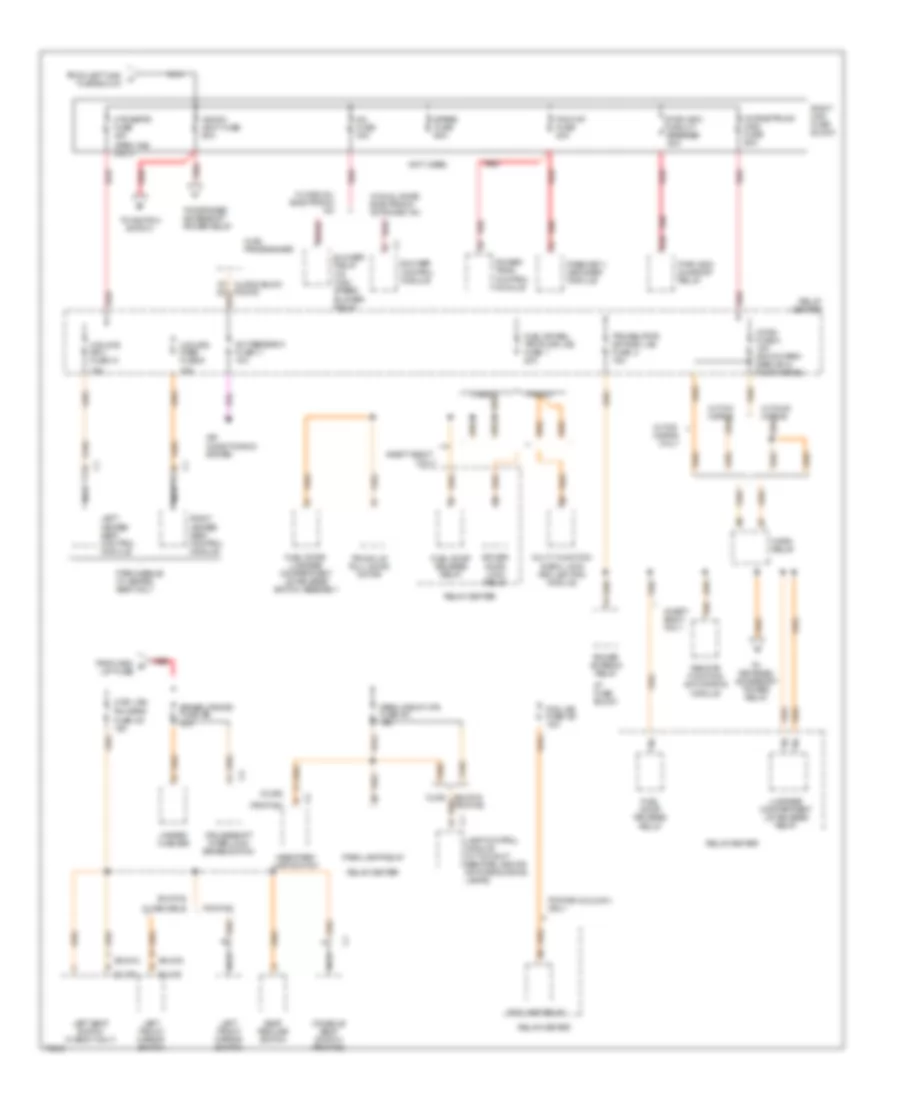 Power Distribution Wiring Diagram 2 of 5 for Oldsmobile Eighty Eight 1996
