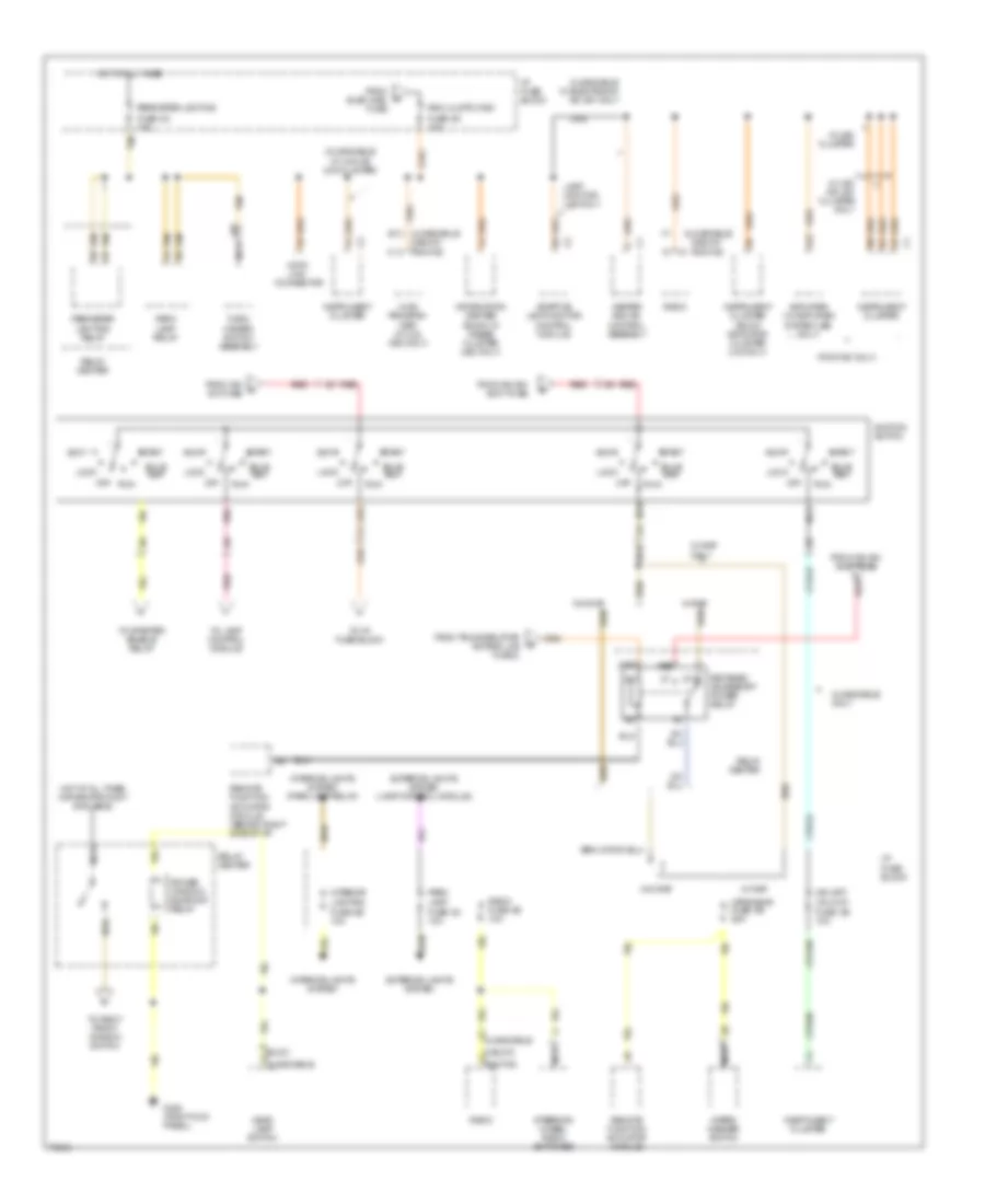 Power Distribution Wiring Diagram 3 of 5 for Oldsmobile Eighty Eight 1996