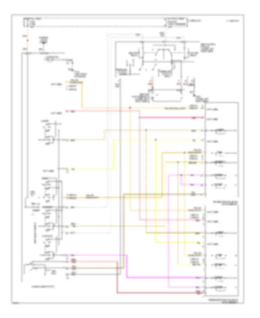 Lumbar Wiring Diagram for Oldsmobile Cutlass Supreme SL 1990