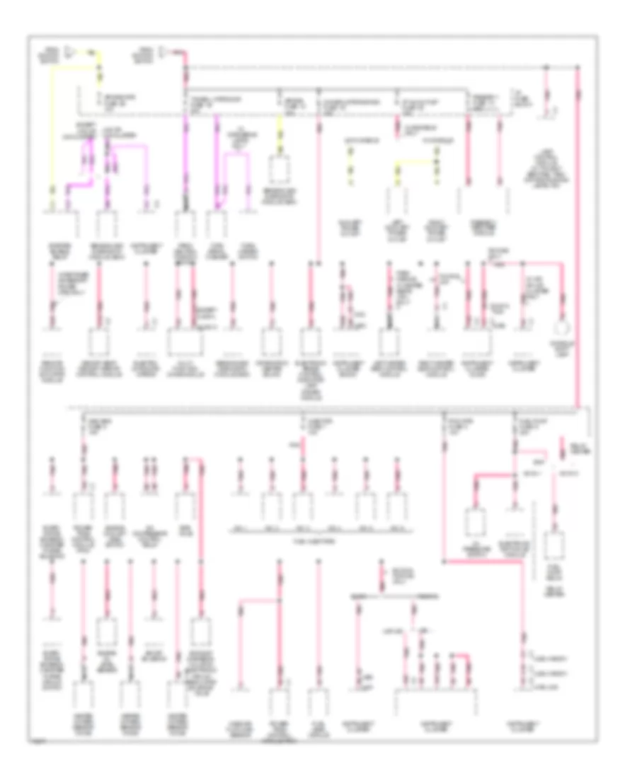Power Distribution Wiring Diagram (5 of 5) for Oldsmobile Ninety-Eight Regency Elite 1996