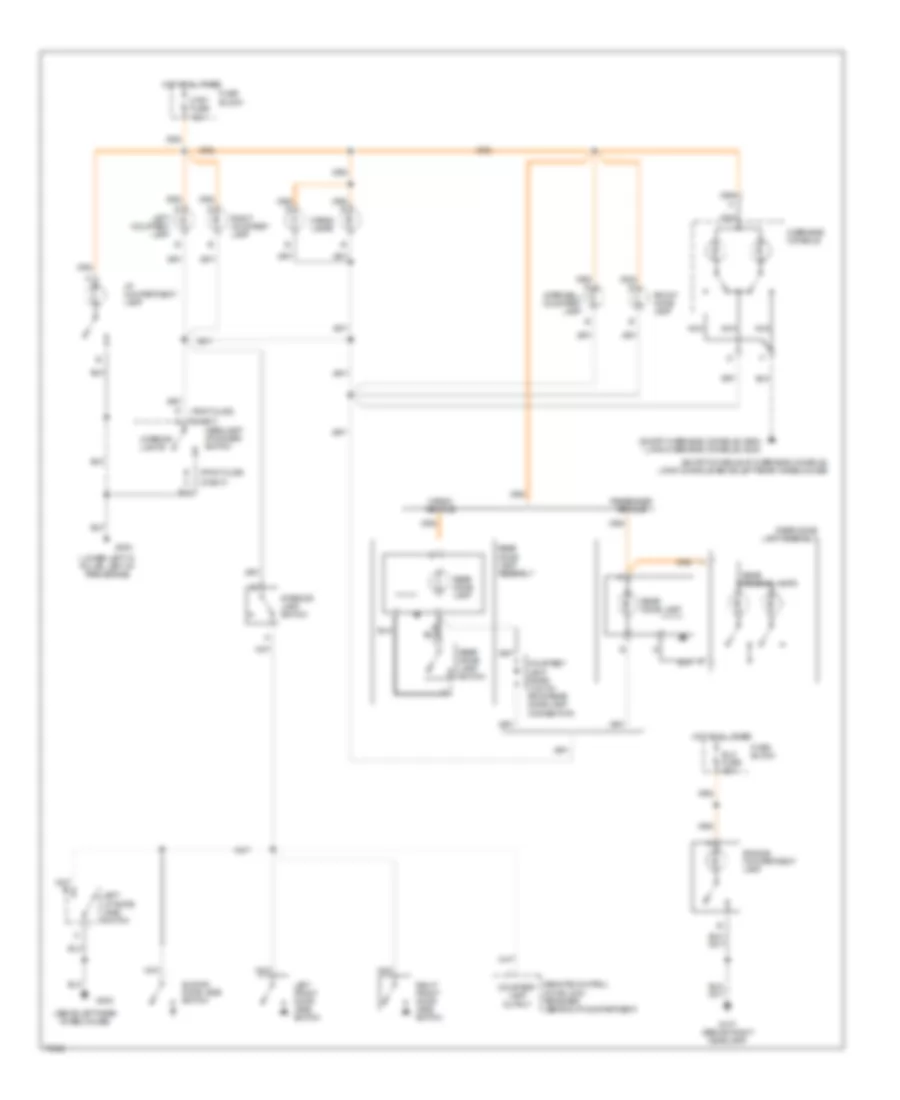 Courtesy Lamps Wiring Diagram for Oldsmobile Silhouette 1996