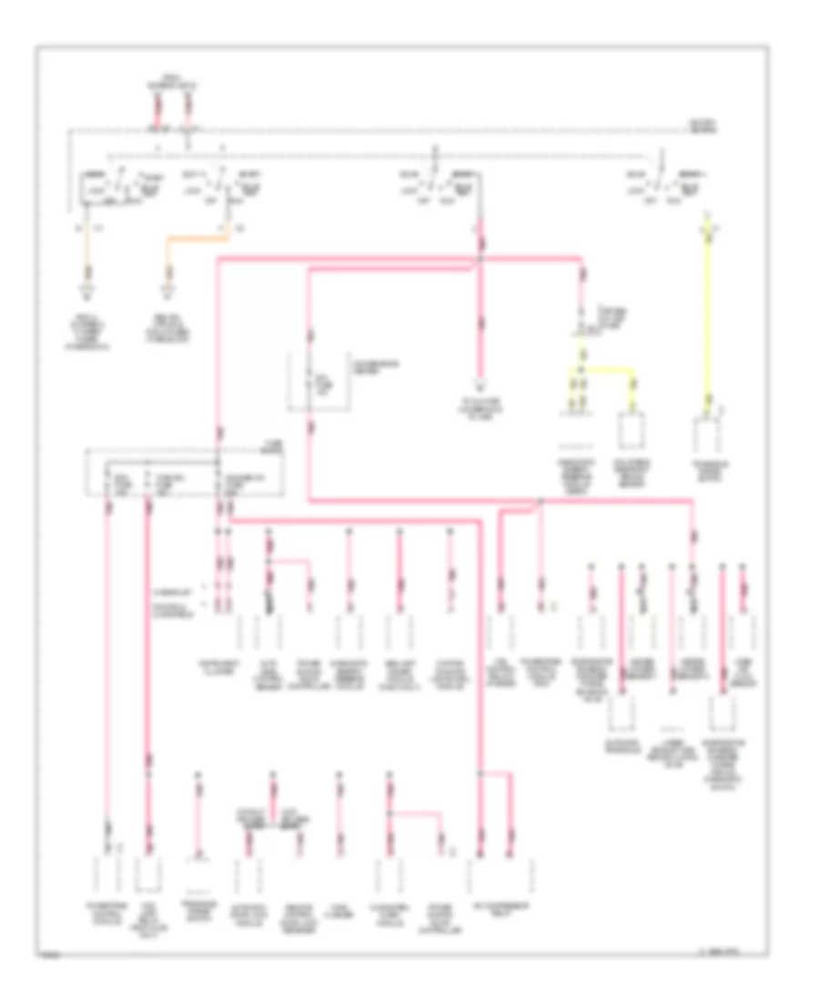 Power Distribution Wiring Diagram (3 of 5) for Oldsmobile Silhouette 1996