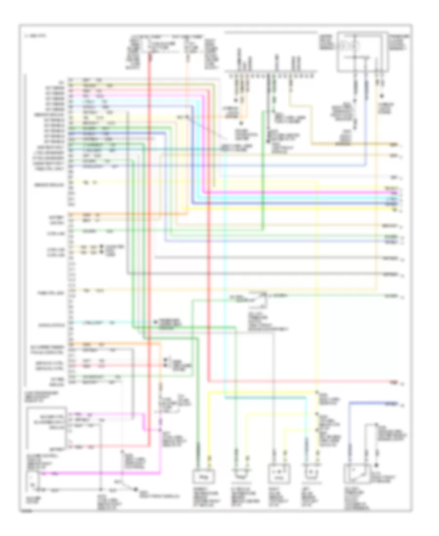 Air Conditioning Wiring Diagrams 1 of 2 for Oldsmobile Aurora 1997