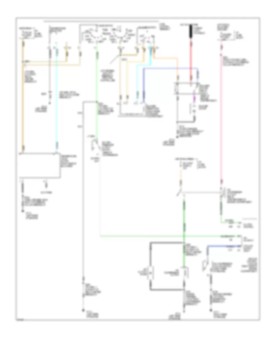 AC Wiring Diagram for Oldsmobile Bravada 1997