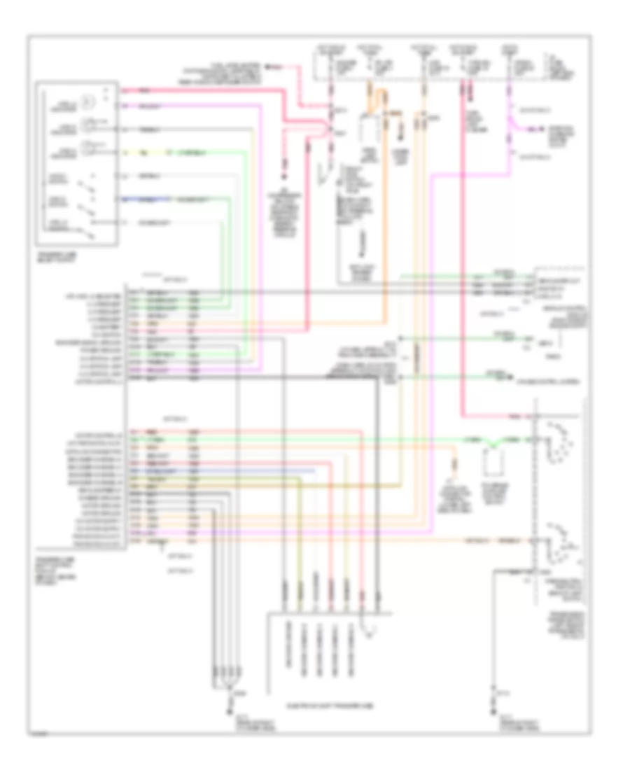 Electronic Transfer Case Wiring Diagram for Oldsmobile Bravada 1997