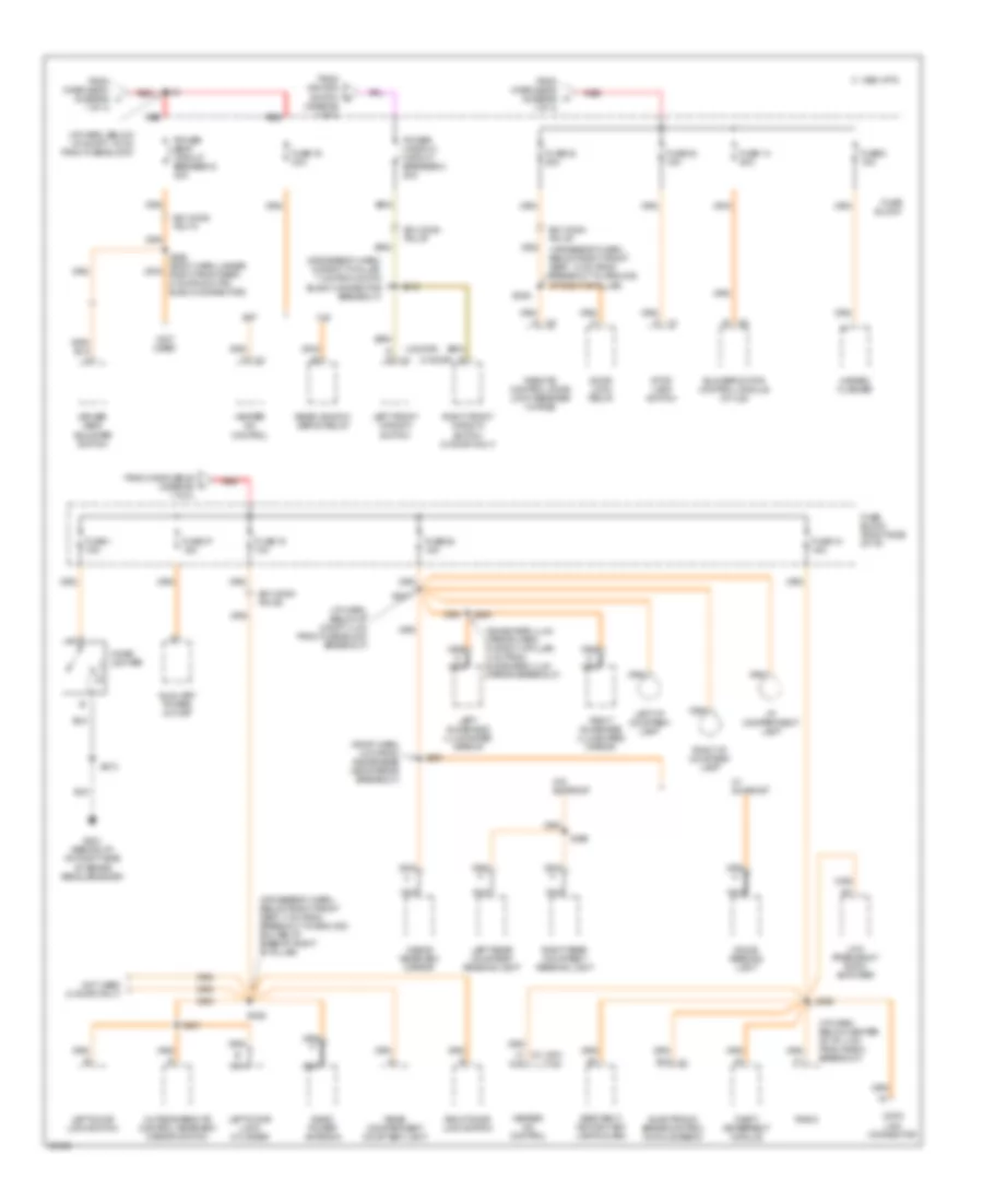 Power Distribution Wiring Diagram 3 of 4 for Oldsmobile Cutlass Supreme SL 1997