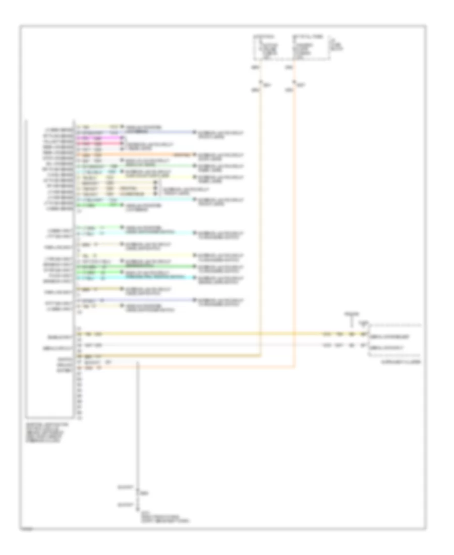 Adaptive Lamp Monitor Module Wiring Diagram for Oldsmobile Eighty Eight 1997