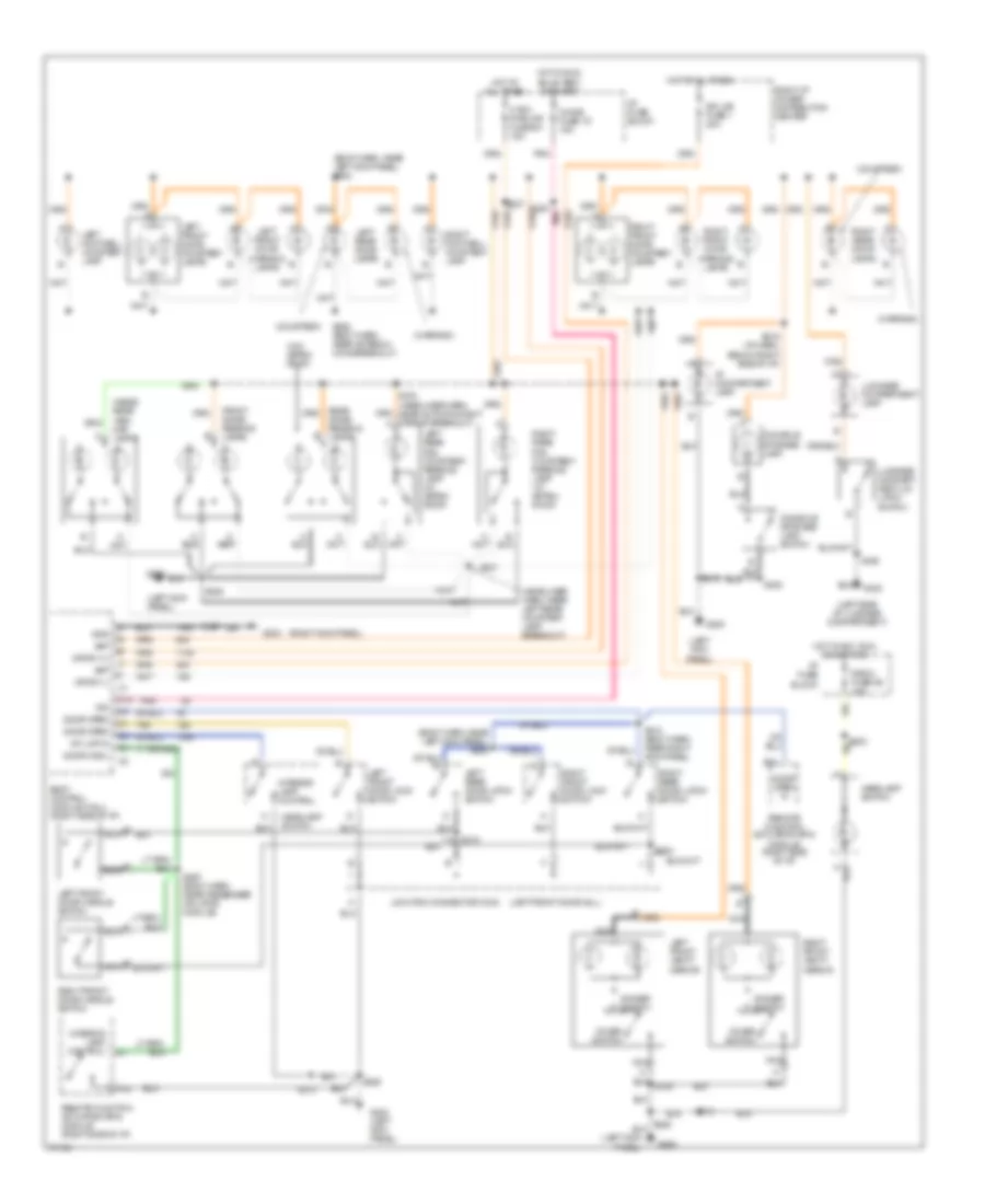 Courtesy Lamps Wiring Diagram for Oldsmobile Eighty Eight 1997