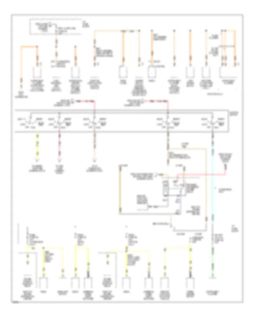 Power Distribution Wiring Diagram (4 of 6) for Oldsmobile Eighty-Eight 1997