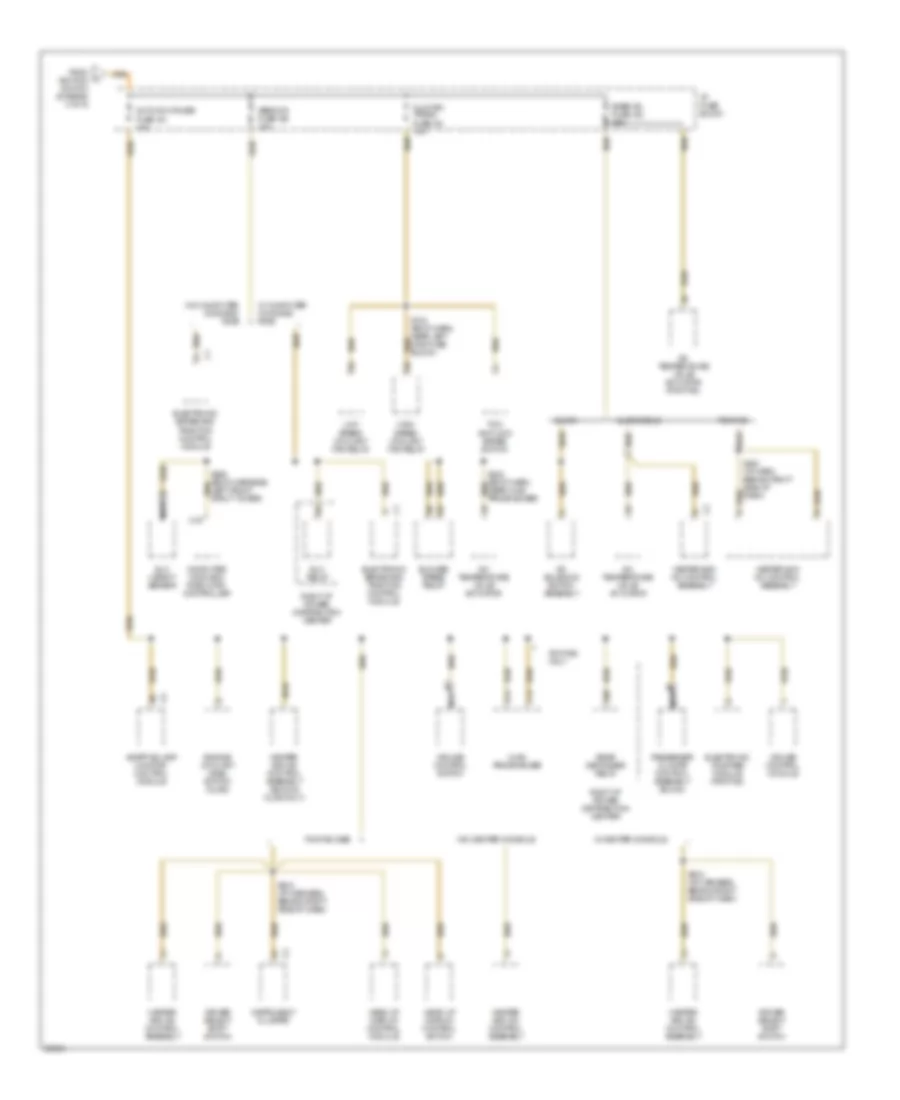 Power Distribution Wiring Diagram (5 of 6) for Oldsmobile Eighty-Eight 1997