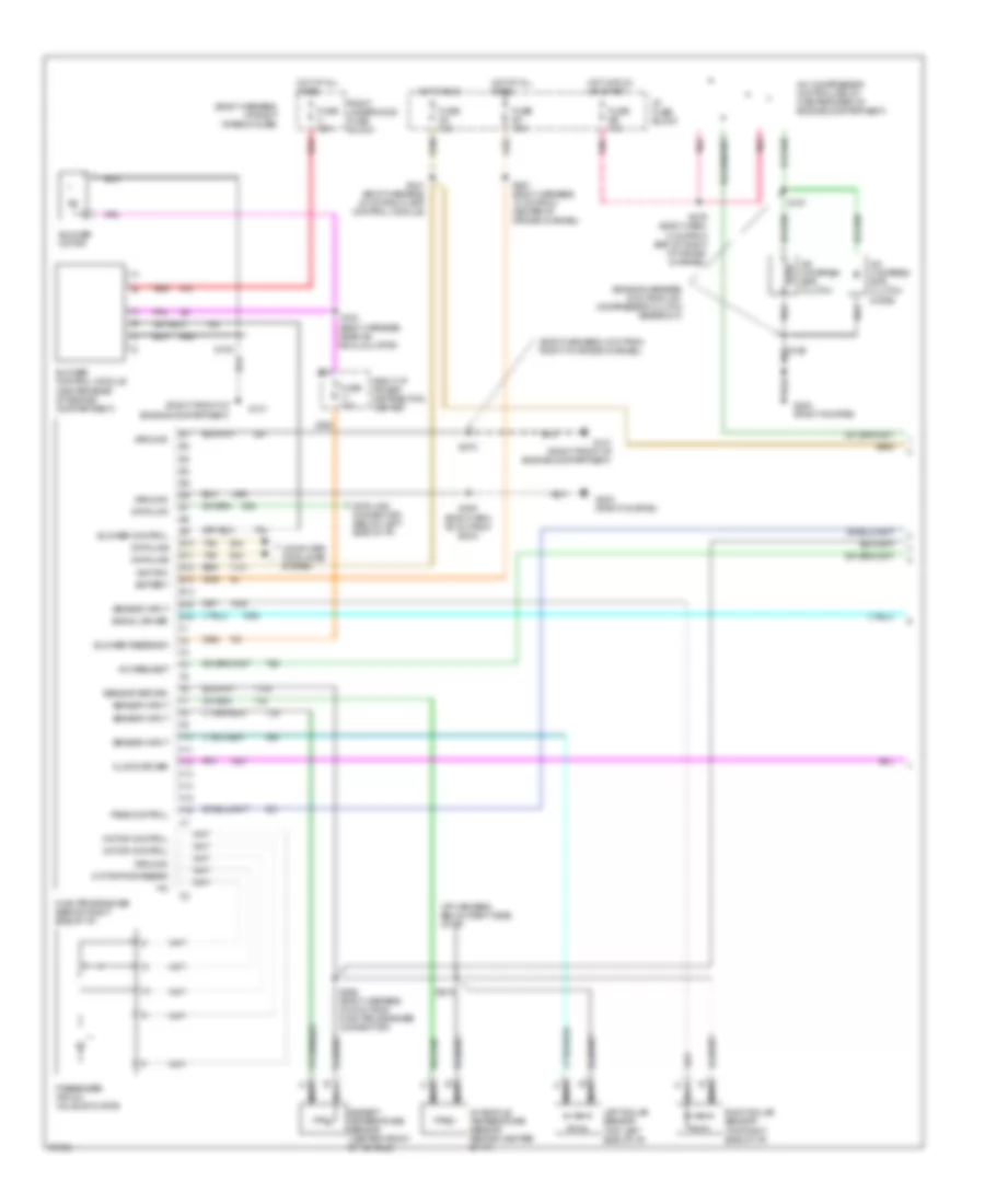 Air Conditioning Wiring Diagrams 1 of 2 for Oldsmobile Regency 1997