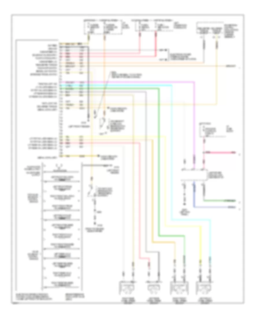 Anti lock Brake Wiring Diagrams 1 of 2 for Oldsmobile Regency 1997