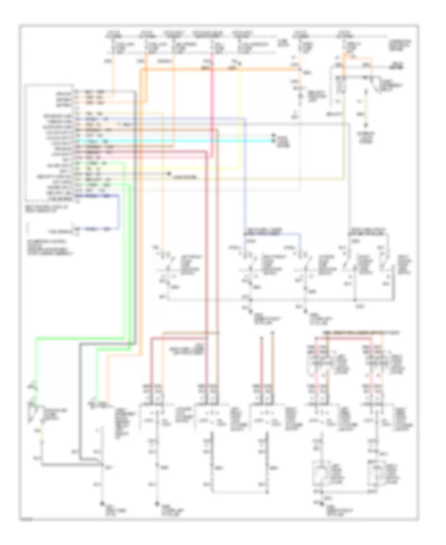 Anti theft Wiring Diagram for Oldsmobile Silhouette 1997