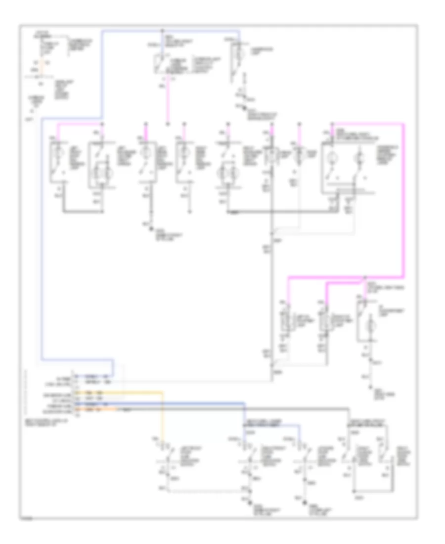 Courtesy Lamps Wiring Diagram for Oldsmobile Silhouette 1997