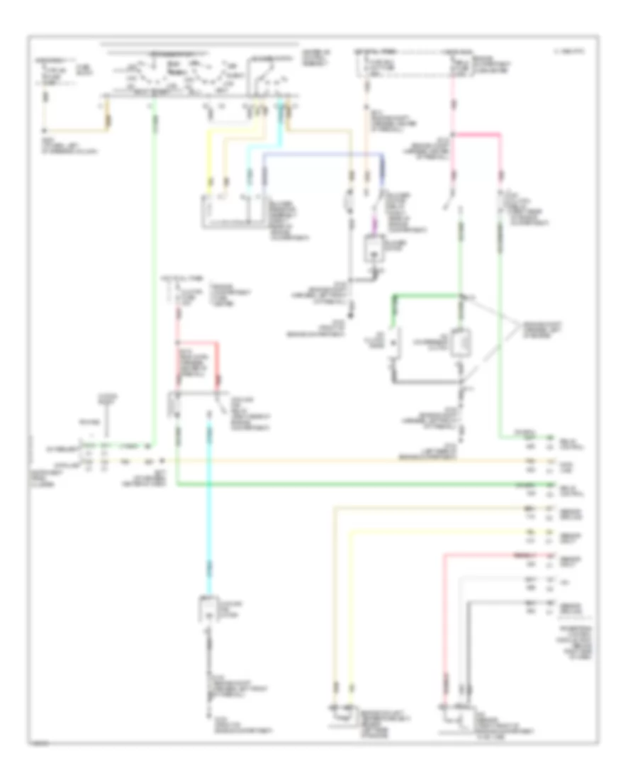 2.4L (VIN T), AC Wiring Diagram for Oldsmobile Achieva SL 1998