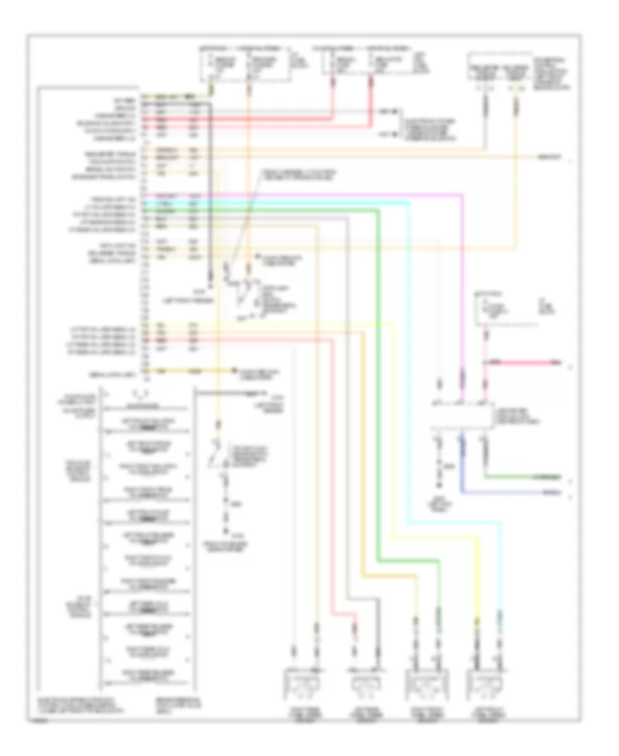 Anti lock Brake Wiring Diagrams 1 of 2 for Oldsmobile Eighty Eight 1998