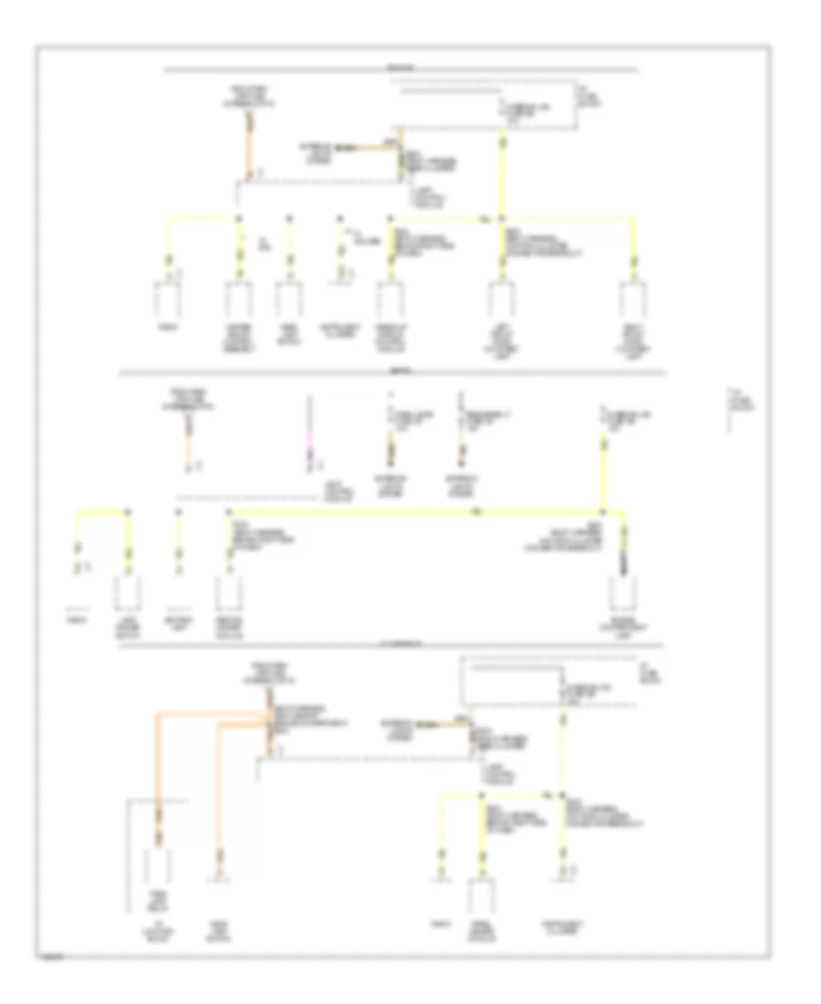 Power Distribution Wiring Diagram (3 of 6) for Oldsmobile Eighty-Eight 1998
