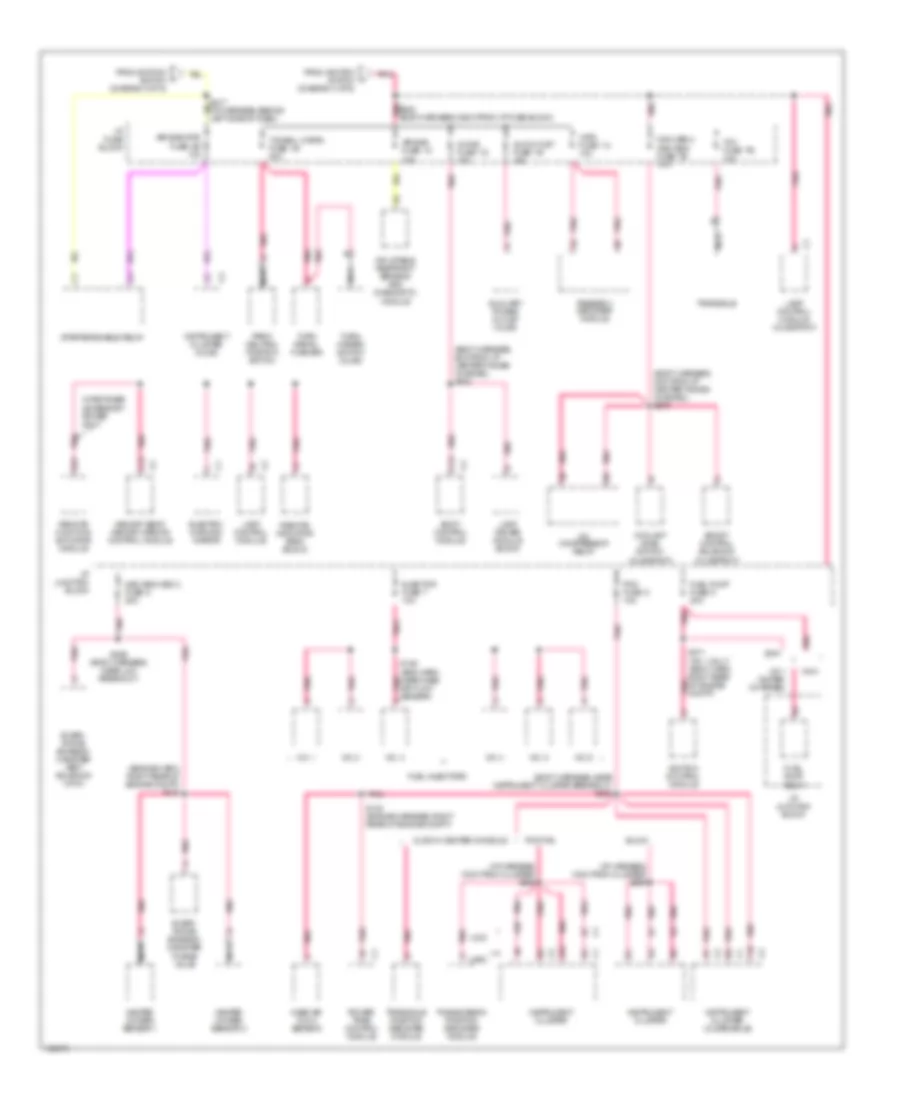 Power Distribution Wiring Diagram (6 of 6) for Oldsmobile Eighty-Eight 1998