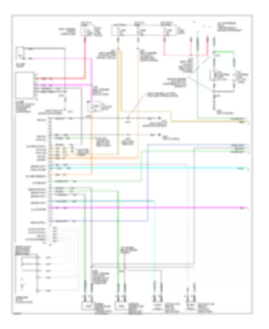 Air Conditioning Wiring Diagrams (1 of 2) for Oldsmobile Regency 1998