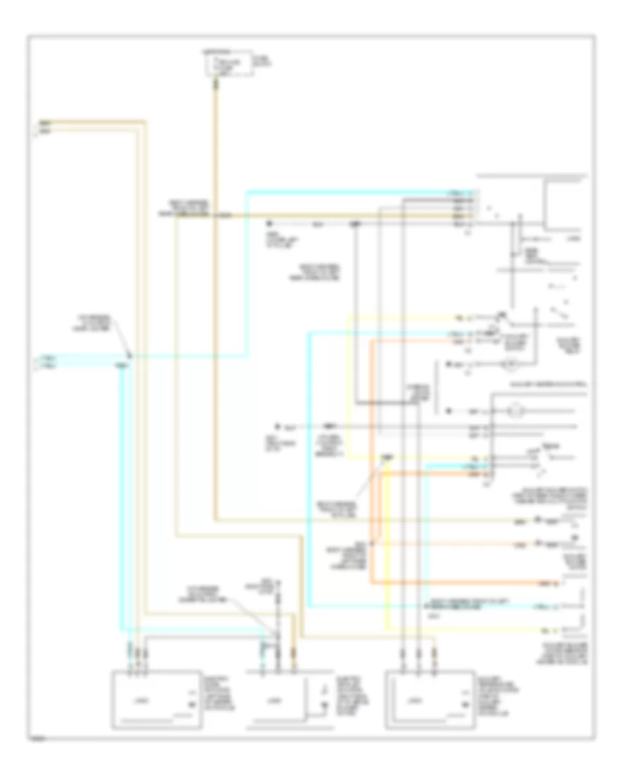 A C Wiring Diagram 2 of 2 for Oldsmobile Silhouette GL 1998
