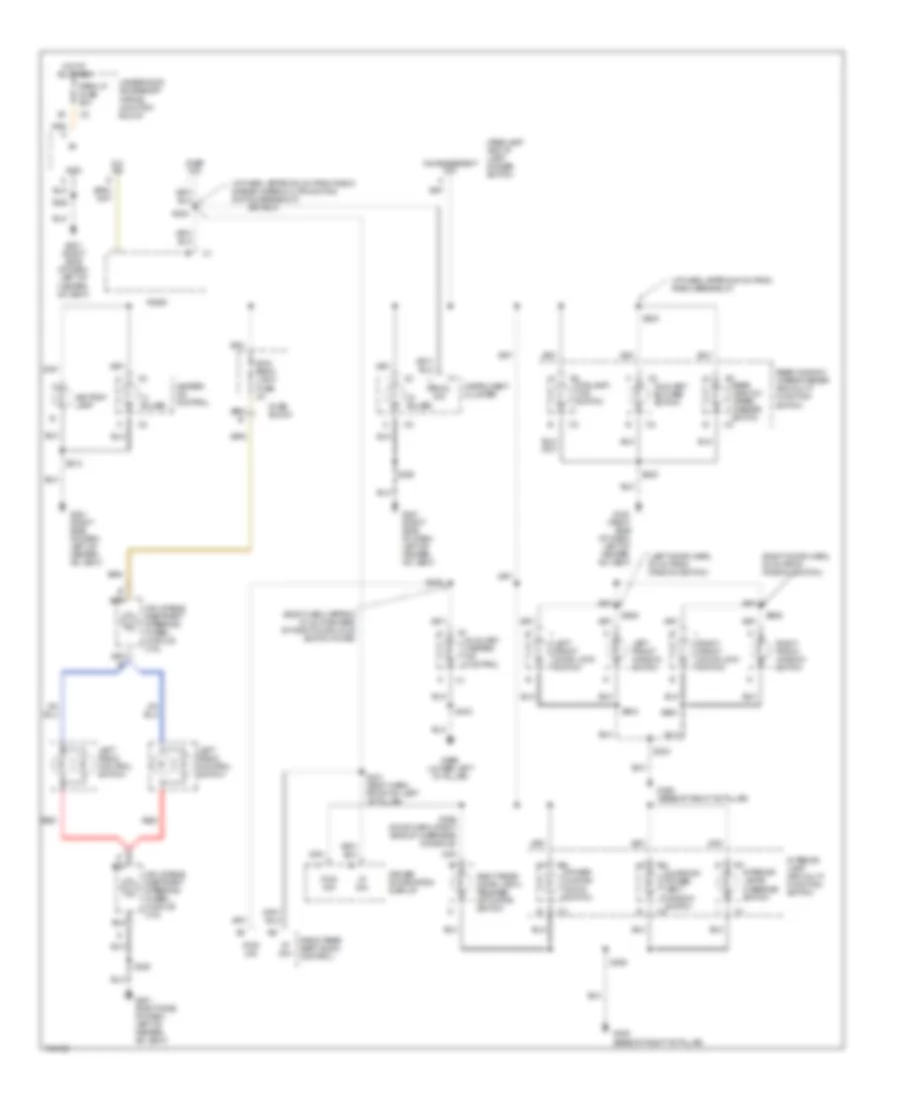 Instrument Illumination Wiring Diagram for Oldsmobile Silhouette GS 1998