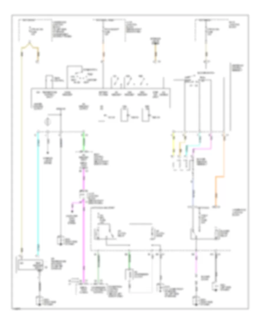 Manual AC Wiring Diagram for Oldsmobile Alero GX 1999